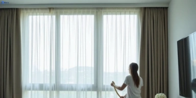 Delicate fabric curtain stain removal silk velvet sheer jan-juc-vic treatment