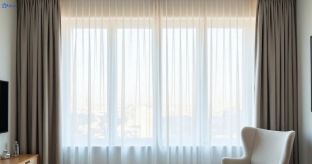 Freshly steam cleaned curtains in jan-juc-vic QLD